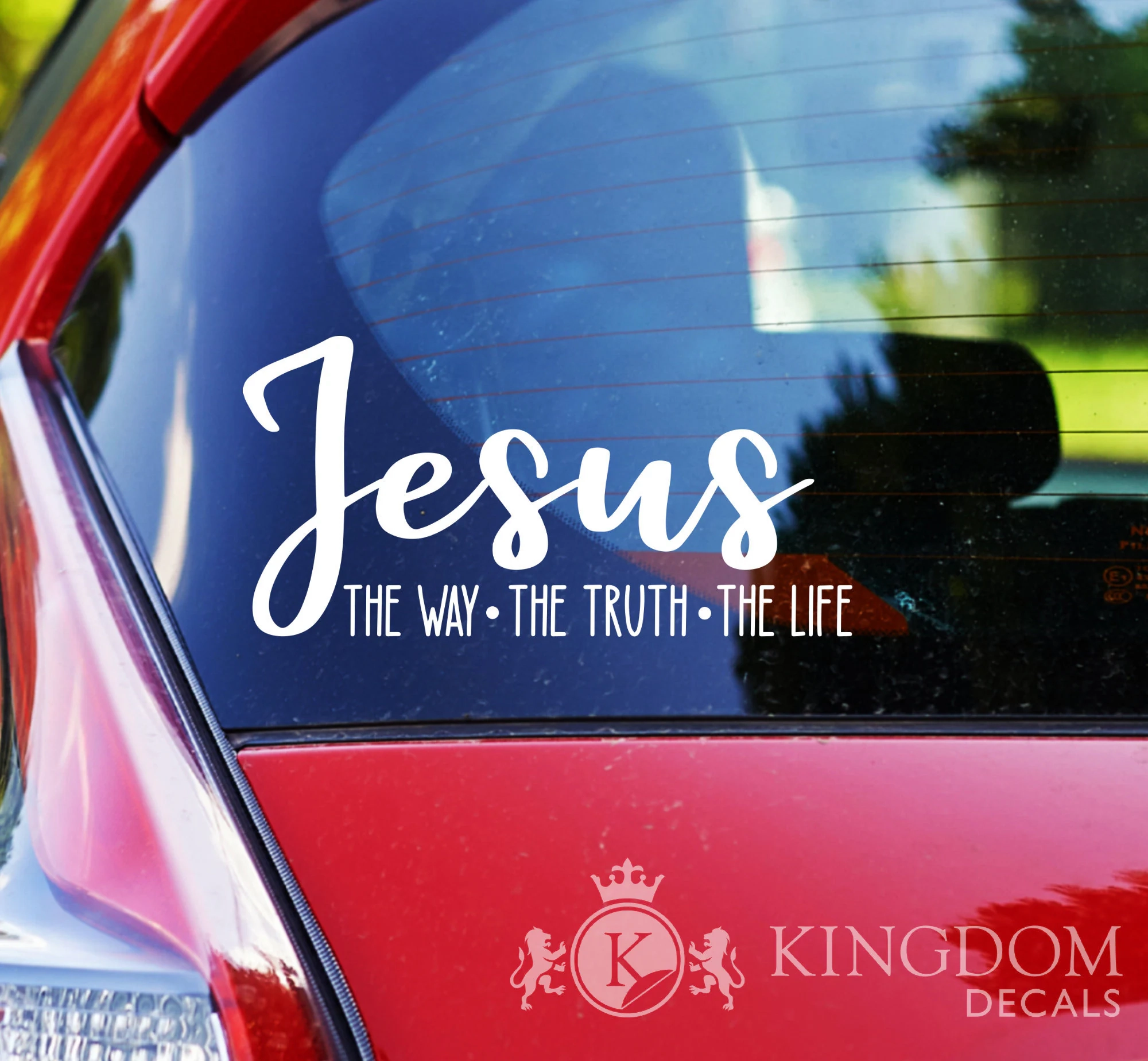Jesus Decal Christian Car Sticker Vinyl Lettering Window Mug Coffee Cup Laptop Bible Verse Scripture God Faith Sign Quote Deco Etsy