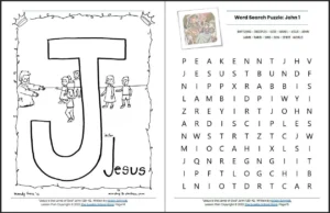 Jesus Is The Lamb Of God John 1 29 42 Printable Bible Lesson Sunda Sunday School Store