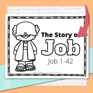 Job Bible Story Activity Booklet Pages Bible Activity Pages For Clas Kids Bible Teacher