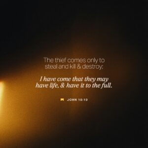 John 10 10 AMPC The Thief Comes Only In Order To St YouVersion