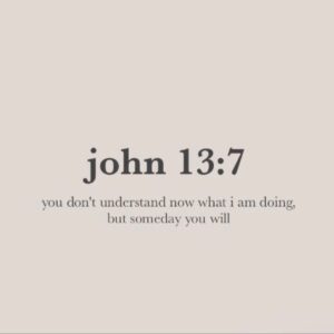 John 13 7
