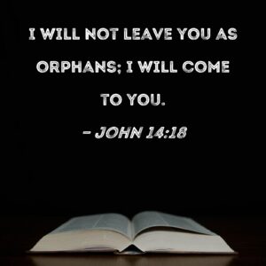John 14 18 I Will Not Leave You As Orphans I Will Come To You