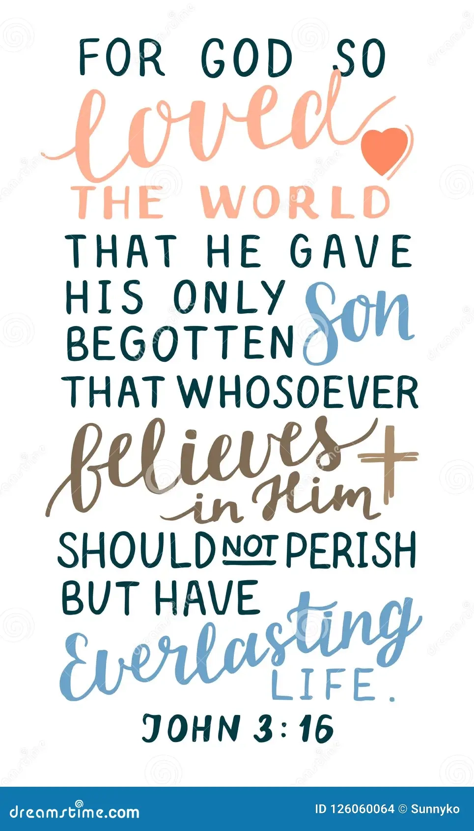 John 3 16 For God So Loved The World Bible Verses To Go