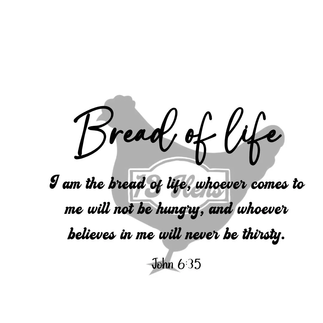 John 6 35 Bread Of Life Scripture Etsy