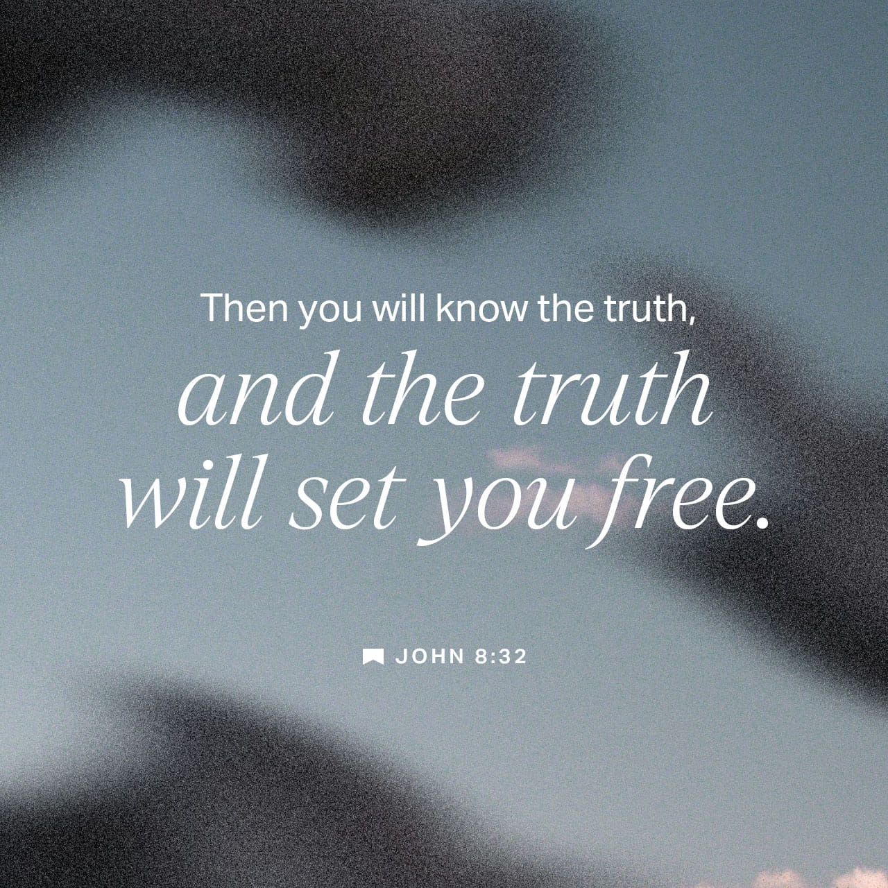 John 8 32 NIV Then You Will Know The Truth And T YouVersion