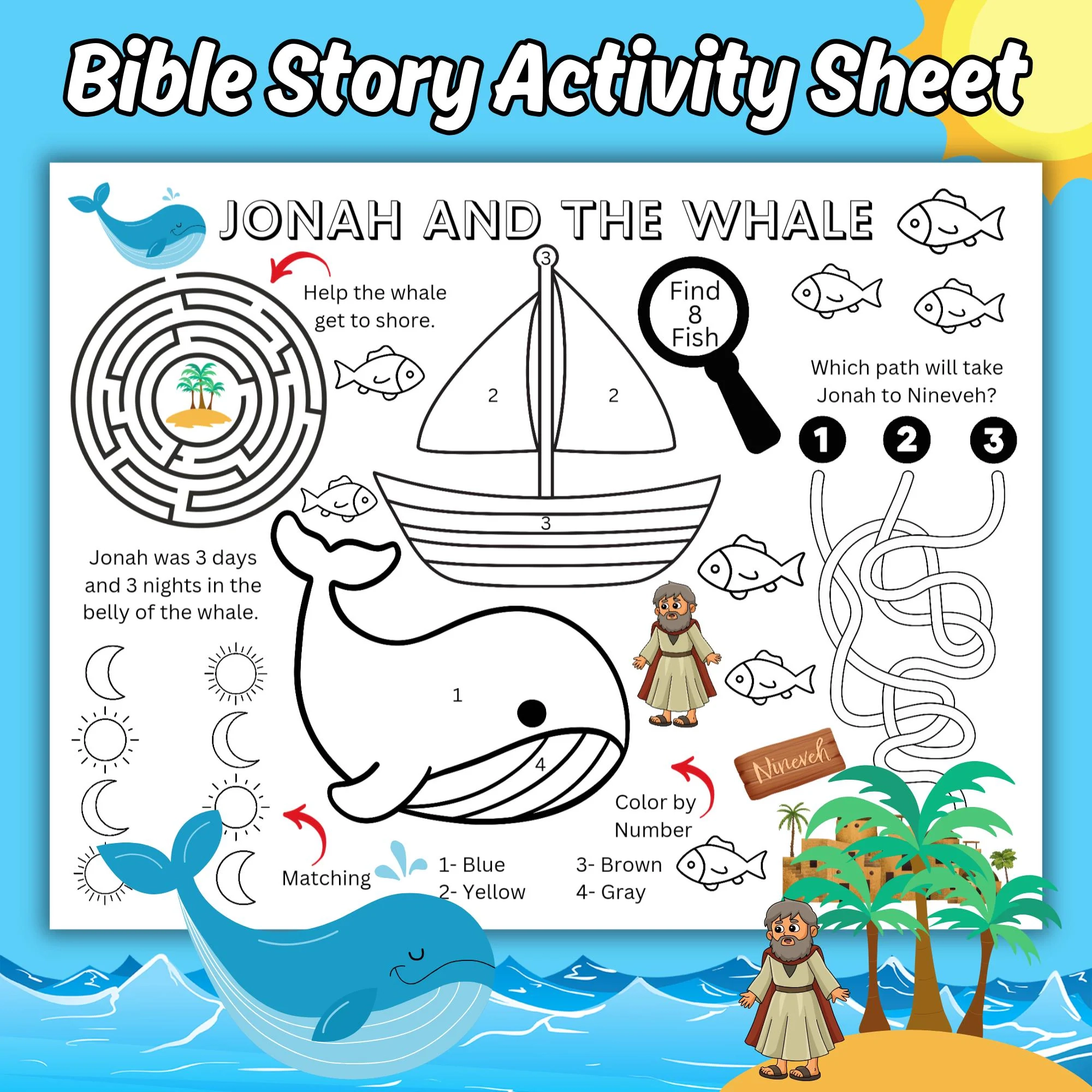 Printable Bible Story