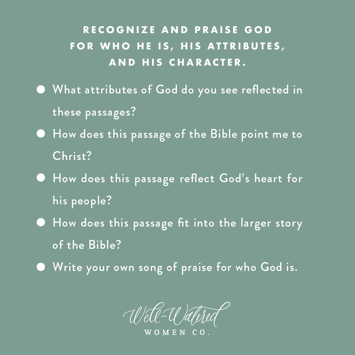 Journal Prompts For Every Woman Well Watered Women