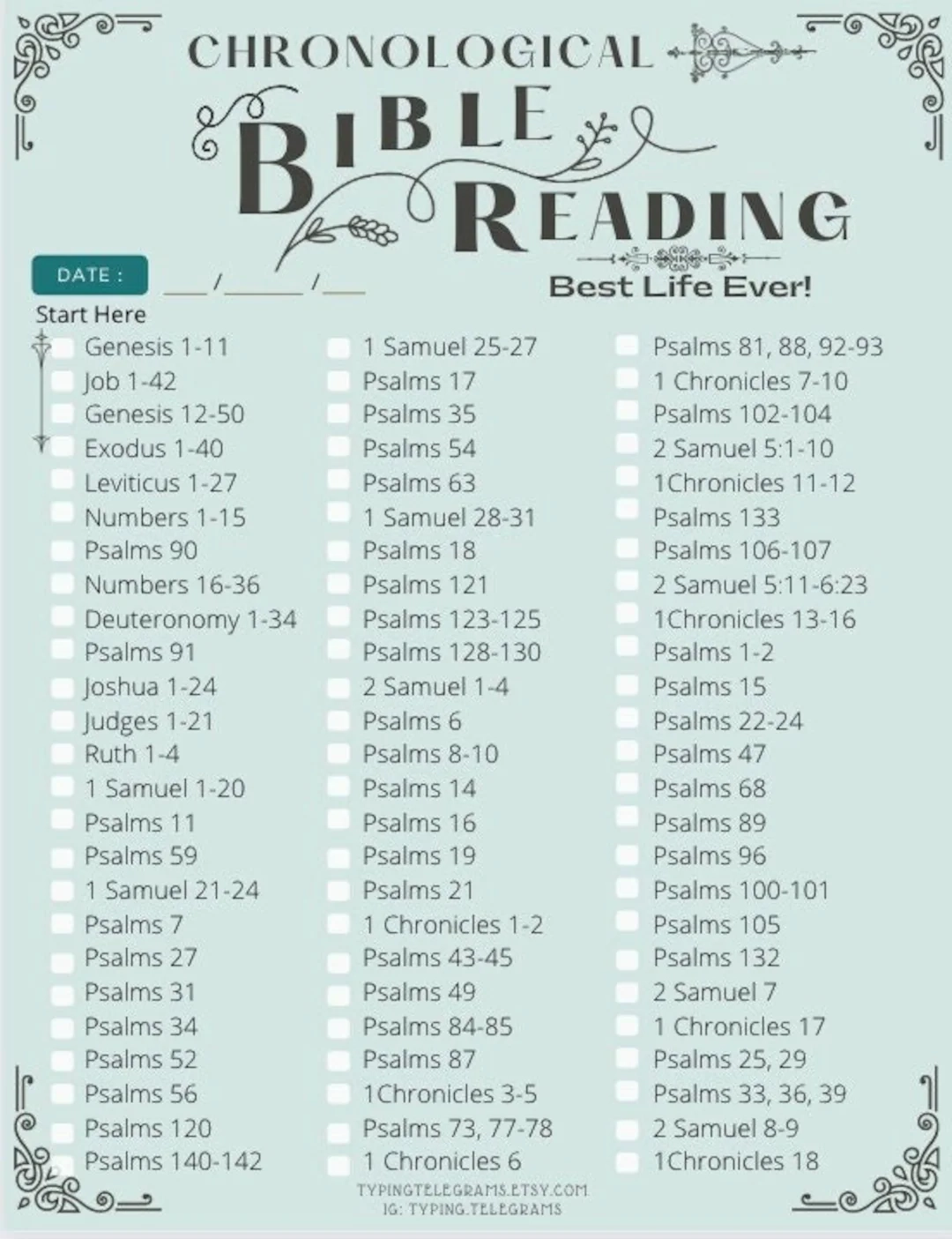 JW Bible Reading Schedule Chronological JW Planner JW Pioneer Gifts Best Life Ever Gifts Jw Family Worship Game Night Jw Kids Jw Printable Etsy Israel