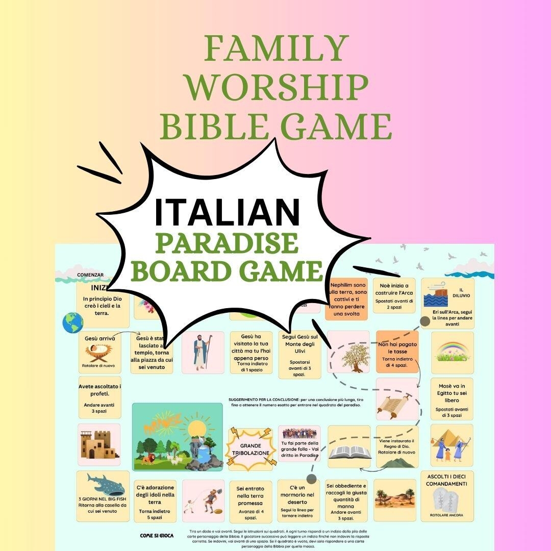 Printable Bible Board Games