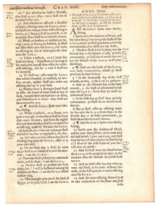 KING JAMES BIBLE 1683 Fagan Arms