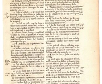 KING JAMES BIBLE 1683 Fagan Arms