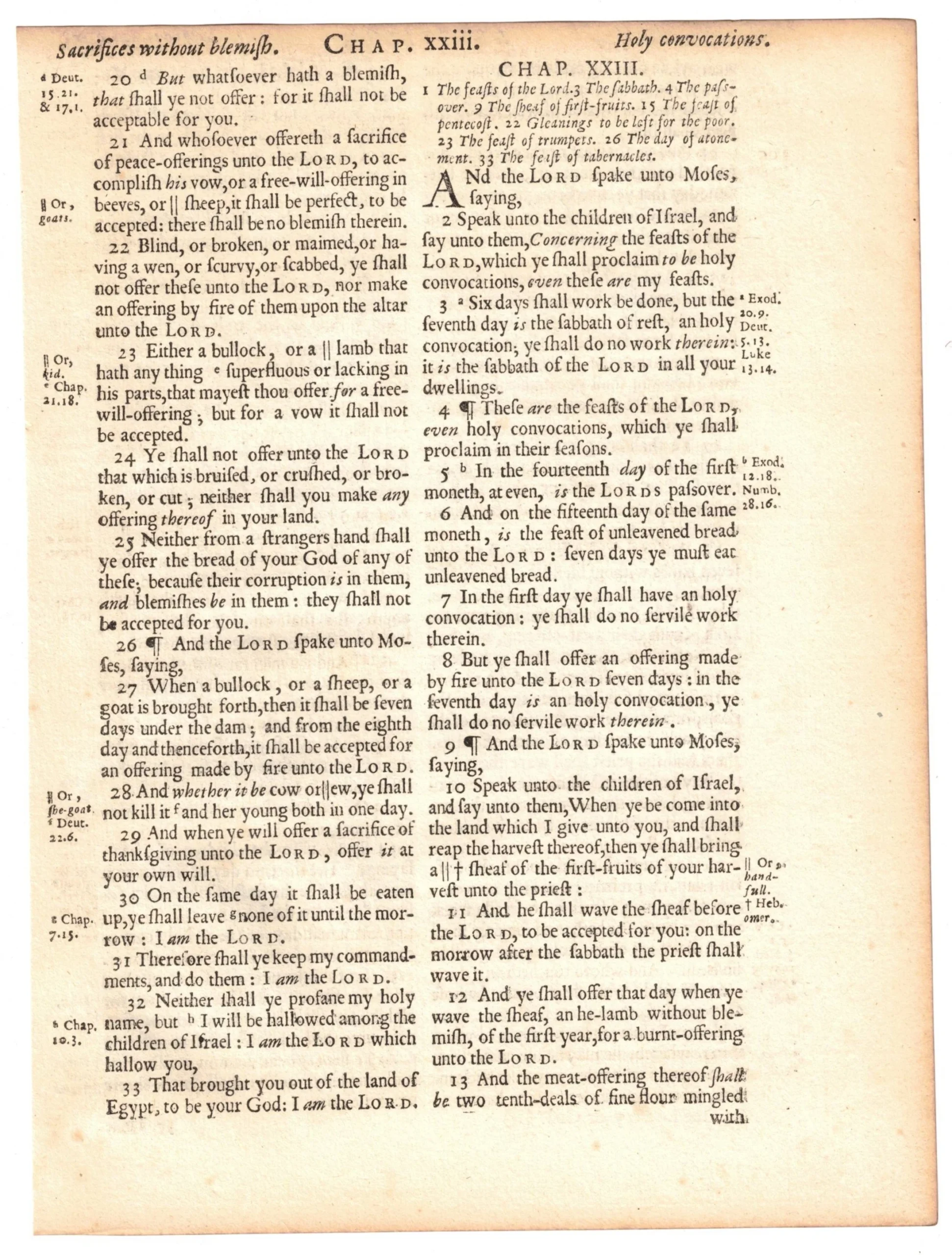 KING JAMES BIBLE 1683 Fagan Arms