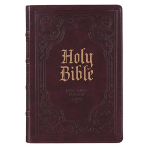KJV Giant Print Bible Antique Brown Thumb Indexed