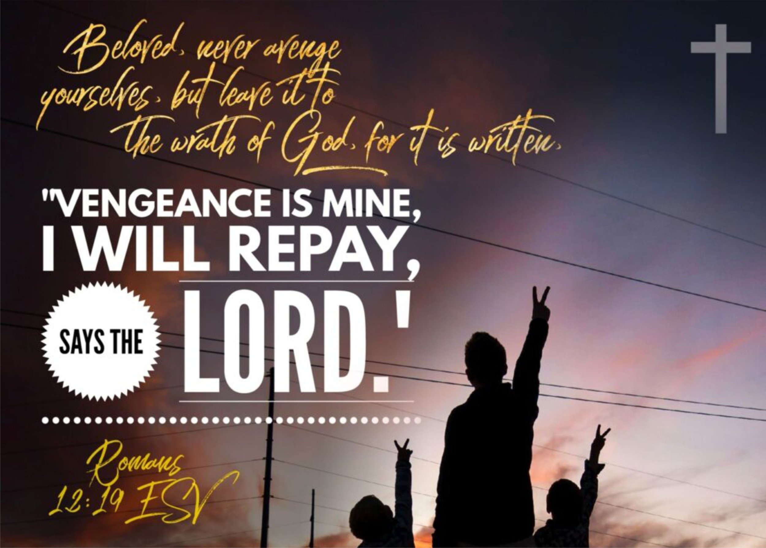 Let The Lord Avenge For You Gods Heritage Center