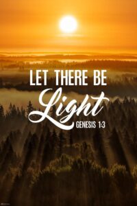 Let There Be Light Genesis 3 1 Bible Quote Spiritual Decor Motivational Poster Bible Verse Christian Wall Decor Inspirational Art Biblical Scripture Wall Art Cool Wall Art Print Poster 16x24 Poster Foundry