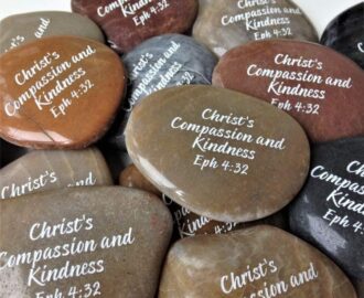 Let Your Faith Shine Through With These Beautifully Engraved Rocks