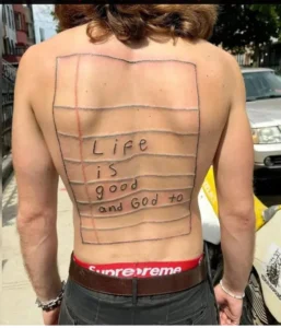 Life Is Good And God To R badtattoos