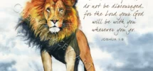 Lion Artwork Bible Verse Courage Scripture Joshua 1 9 From Watercolor Painting By Cheryl Casey Etsy Norway