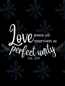 Love Binds Us Together In Perfect Unity Bible Verse Digital Download Scripture SVG Christian Png Dxf Eps Files For T shirts Mugs Gifts Etsy Norway