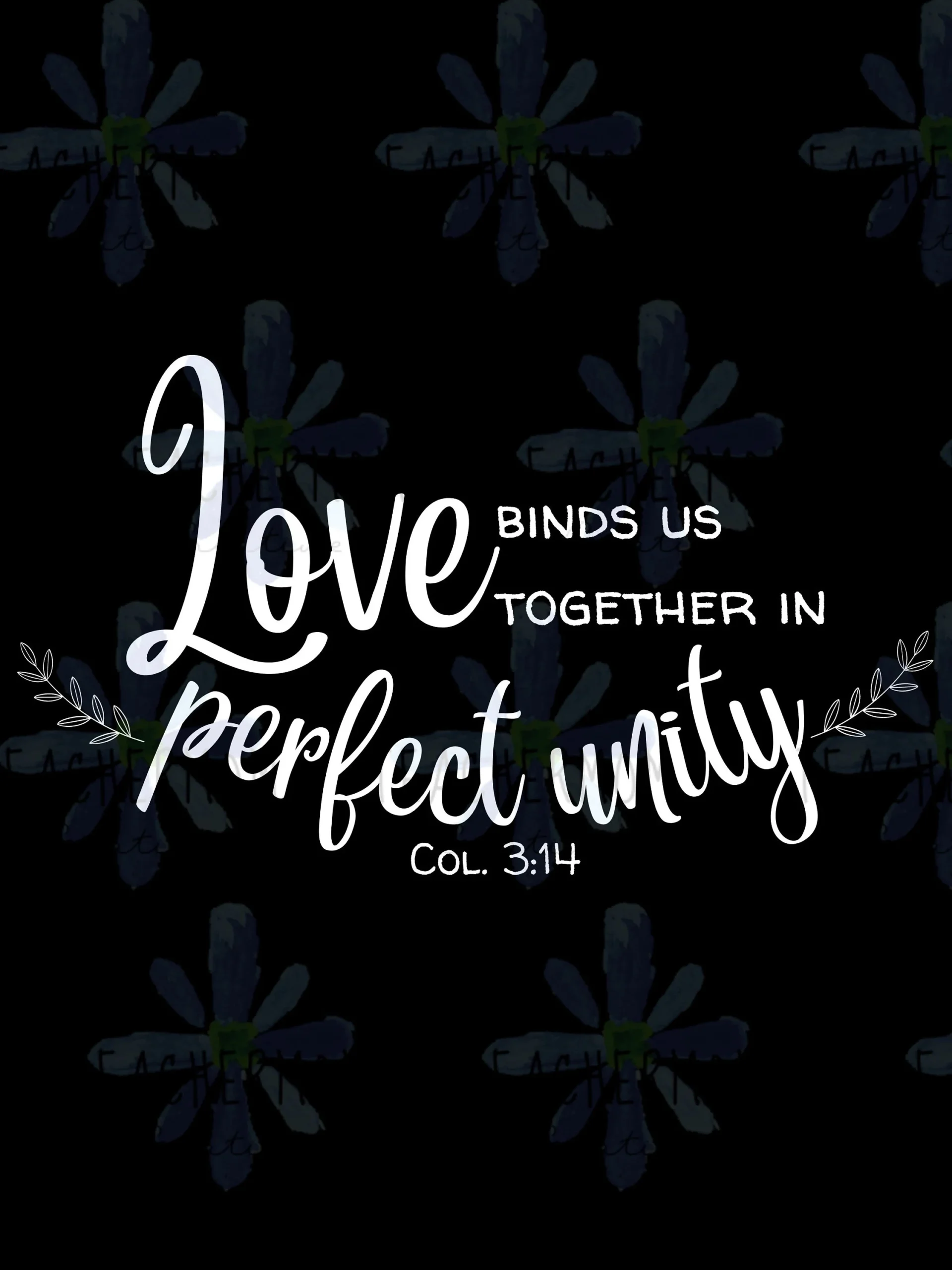 Love Binds Us Together In Perfect Unity Bible Verse Digital Download Scripture SVG Christian Png Dxf Eps Files For T shirts Mugs Gifts Etsy Norway