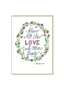 Love One Another Card Social Butterfly Designs