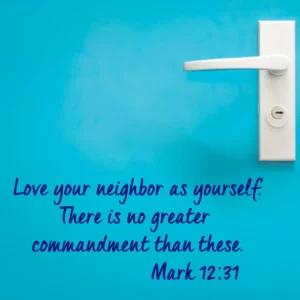 Love Your Neighbor As Yourself Mark 12 31 Decal Christian Decal The Artsy Spot