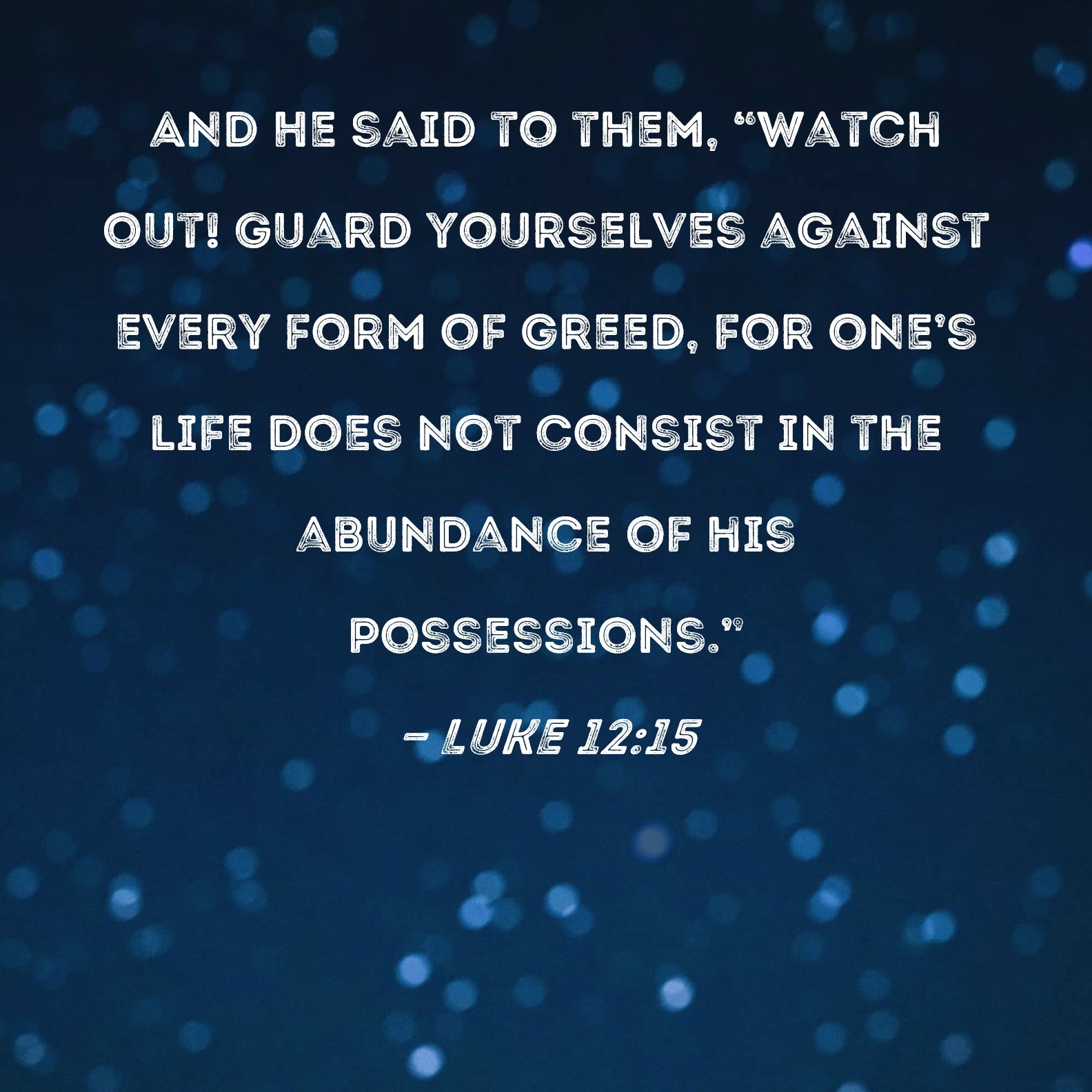 Bible Quotes About Possessions