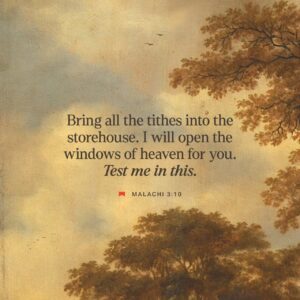 Malachi 3 10 NIV Bring The Whole Tithe Into The Stor YouVersion