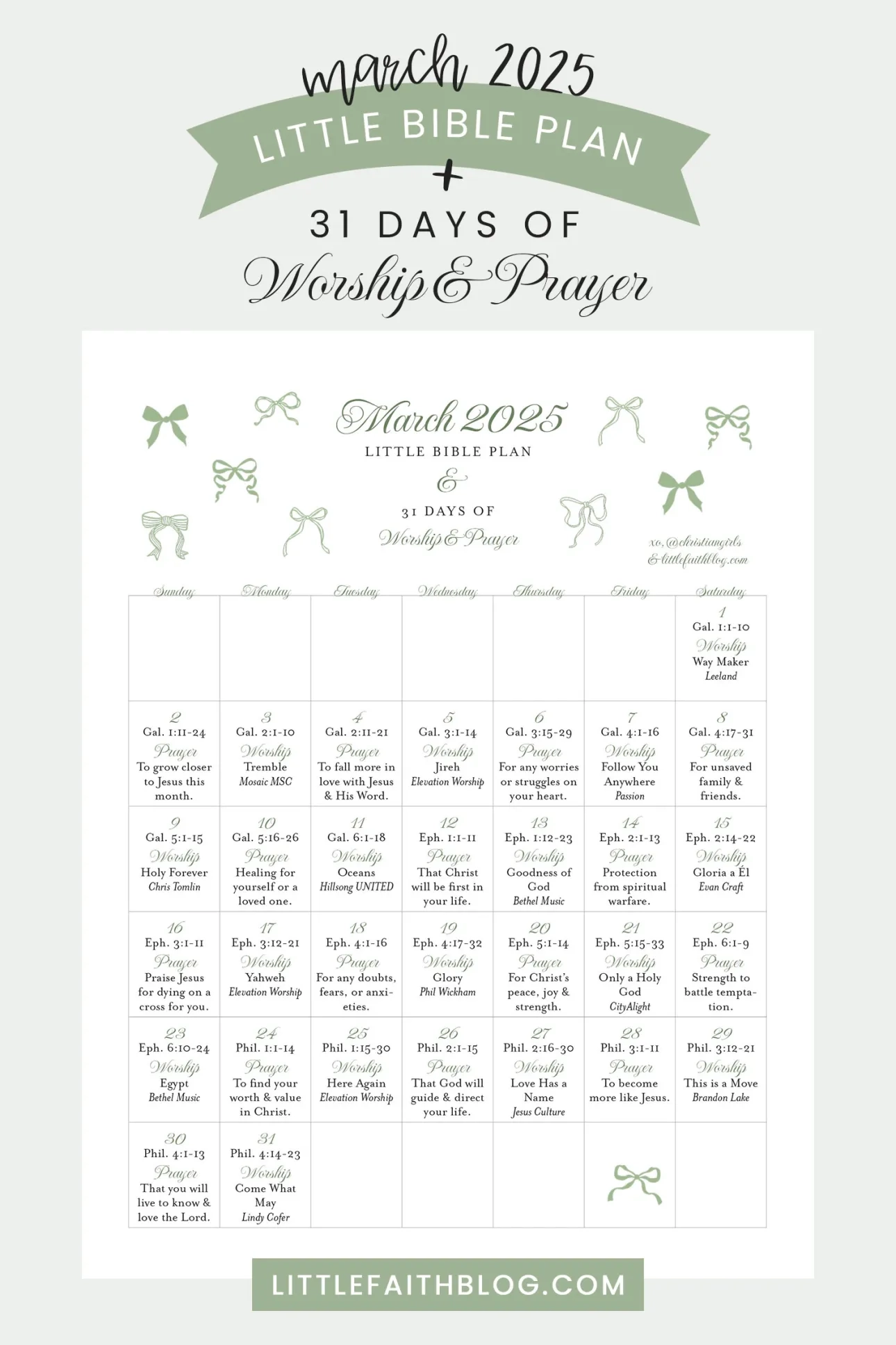 Bible Reading Plan 2025 Printable