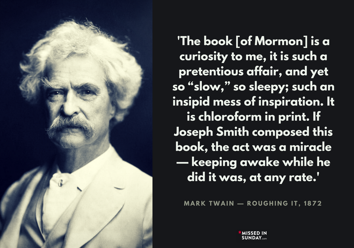 Mark Twain Stuff You Missed In Sunday School