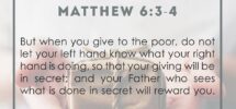 Matthew 6 2 4 Charity Or Humble Brags SoThat sMyTake What sYours