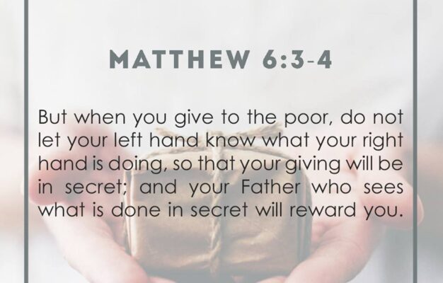 Matthew 6 2 4 Charity Or Humble Brags SoThat sMyTake What sYours