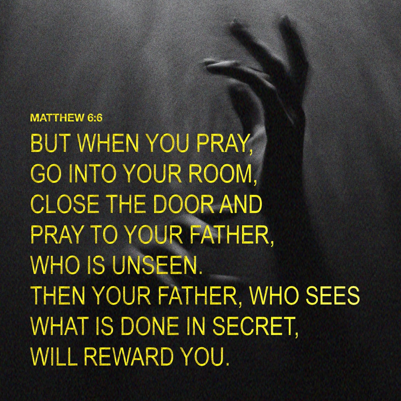Matthew 6 6 7 Here s What I Want You To Do Find A Quiet Secluded Place So You Won t Be Tempted To Role play Before God Just Be There As Simply And Honestly As You