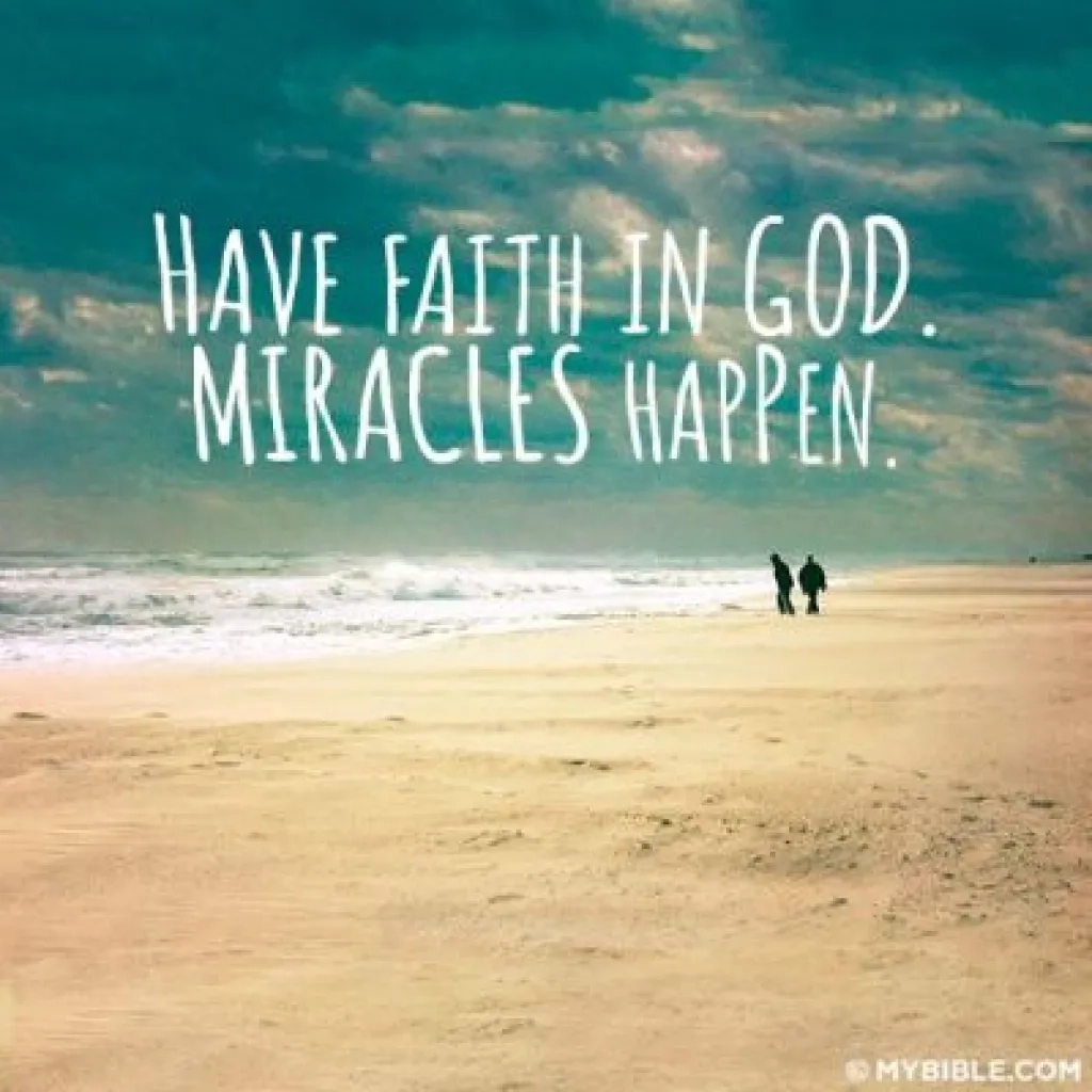Miracles By Faith In Due Time