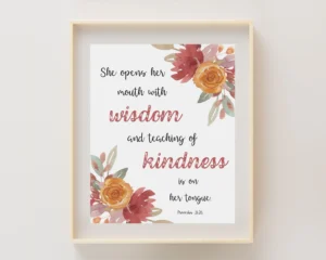 Mom Gift Teacher Gift Uplifting Bible Verses For Grandma Or Mom Scripture Sign Digital Download Floral Inspirational Sign For Teachers Etsy Sweden