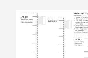 Monthly Tabs Guide Free Printable Passion Planner