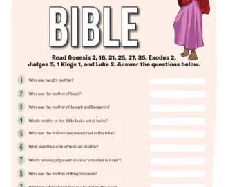 Mothers Of The Bible Quiz PDF Bible Pathway Adventures