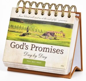 Motivational Calendar Daily Bible Quote Green Small Desk EBay