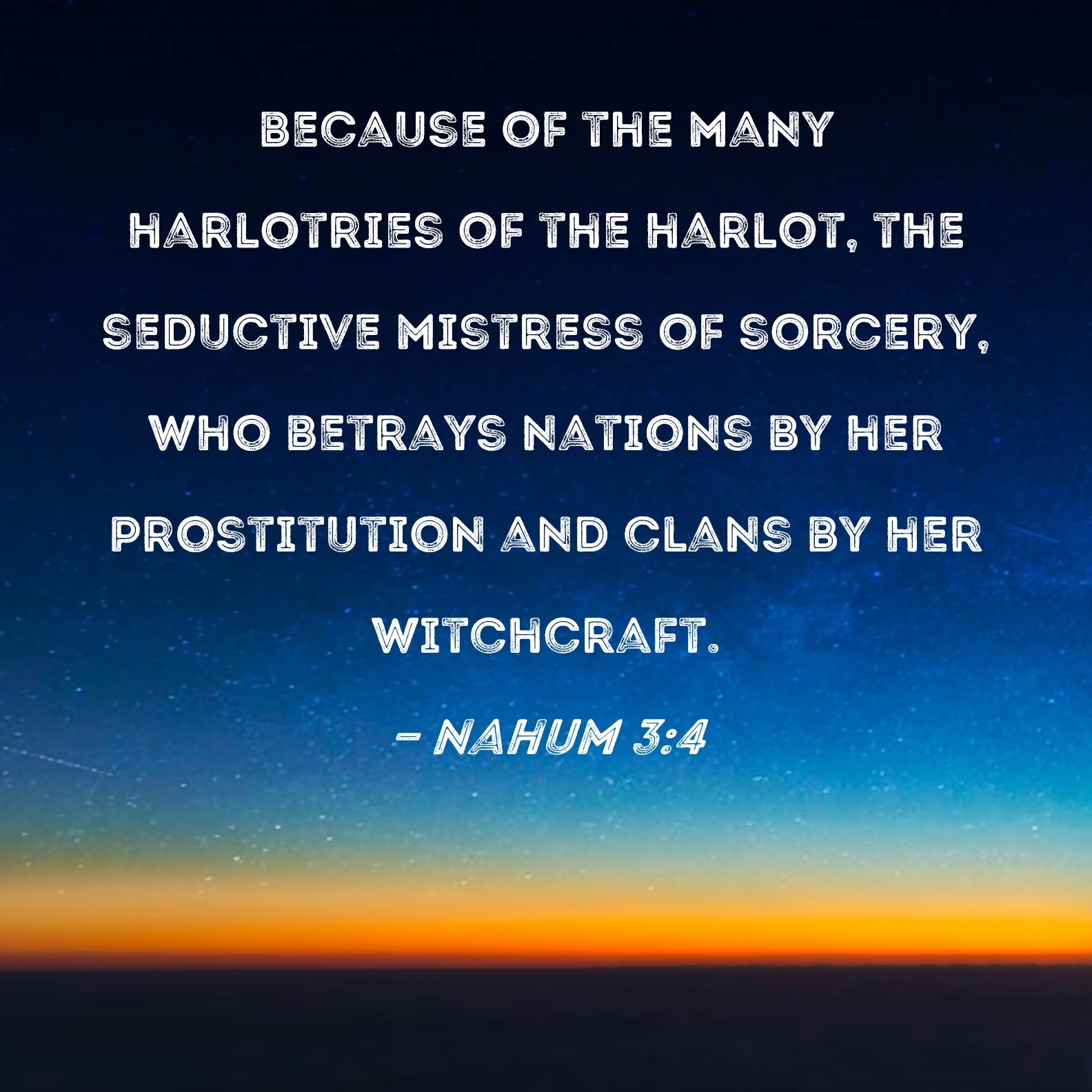 Bible Quote About Witches