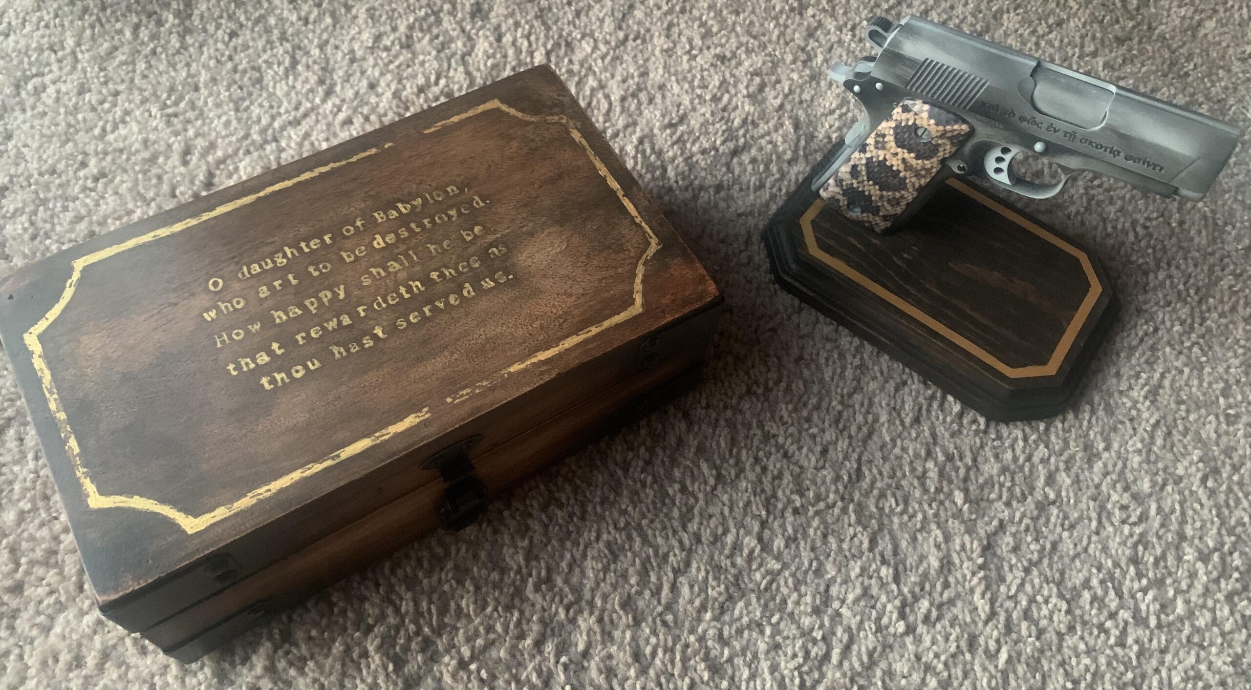 Need Some Joshua Graham Quotes For My Pistol Display R fnv