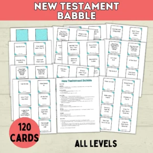 New Testament Babble Game Youth Group Bible Fun digital Download Etsy