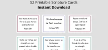 NIV Bible Verse Cards For Kids 52 Scripture Cards digital Download Etsy