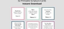 NIV Bible Verse Cards Scripture Cards For Women digital Download Etsy