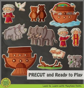 Noah Builds The Ark Flannel Board Bible Stories Playtime Felts