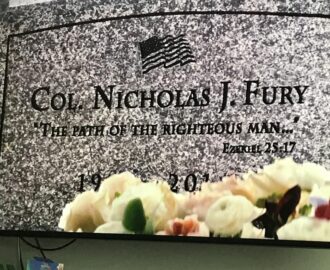 Noticed In Captain America Winter Soldier Nick Fury s Samuel L Jackson Tombstone Has The Bible Verse Sam Jackson Quotes From Pulp Fiction R MovieDetails