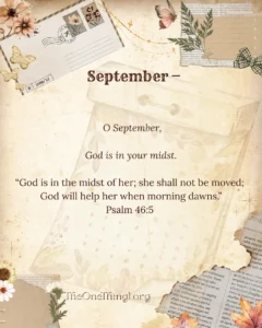 Ode To September