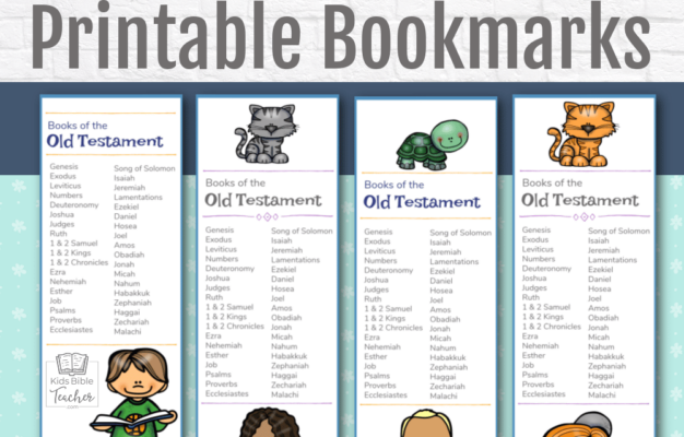 Old Testament Bible Bookmarks Kids Bible Teacher