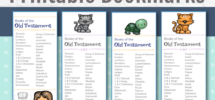 Old Testament Bible Bookmarks Kids Bible Teacher