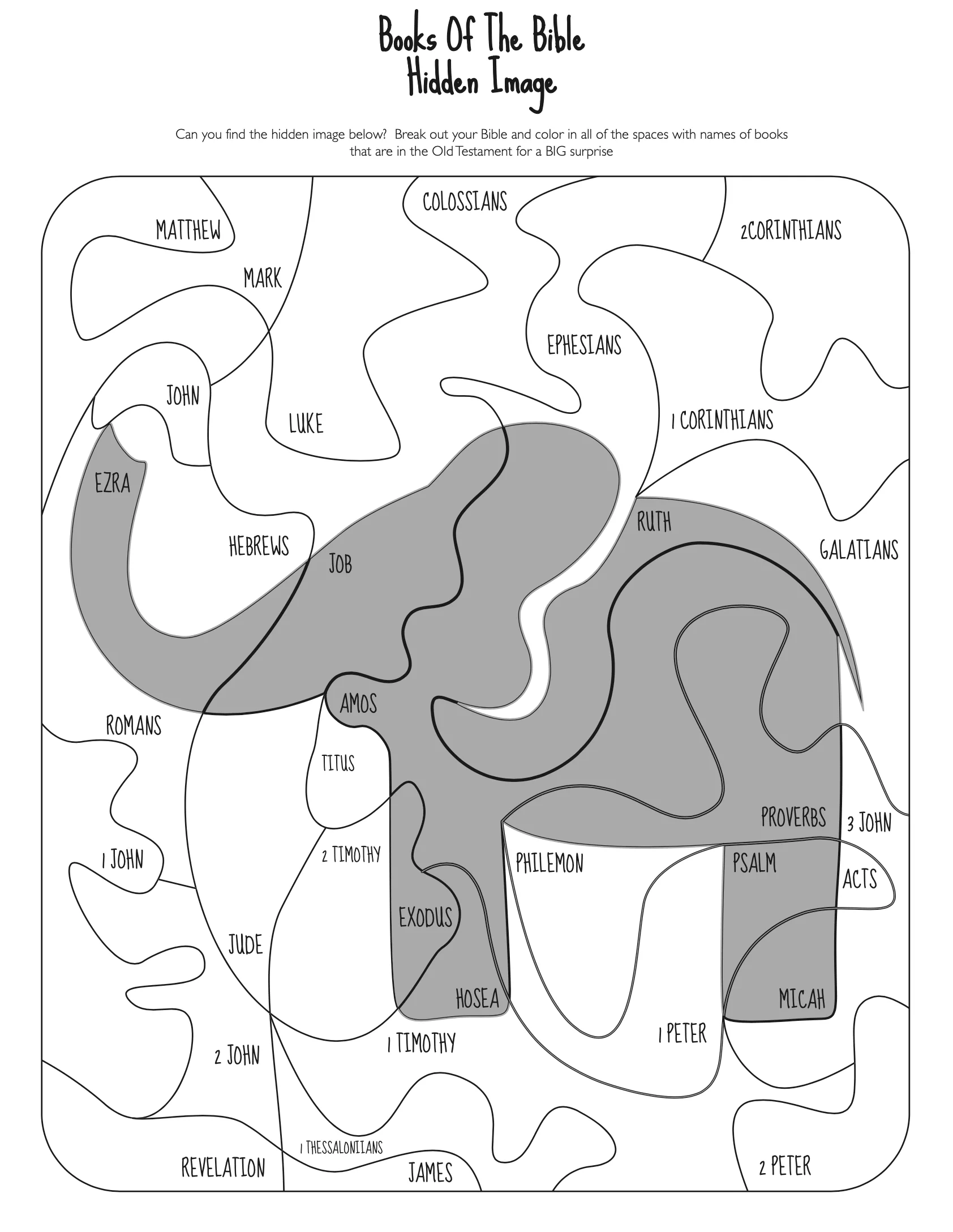 Free Printable Bible Hidden Pictures Printable