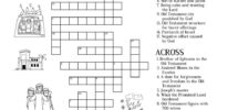 Old Testament themed Crossword Puzzles Beeloo Printable Crafts And Activities For Kids